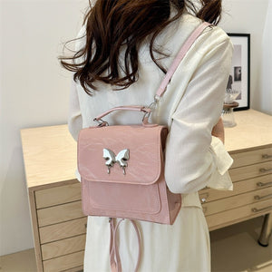 Fashion Preppy Style Women's Bag Hand-carrying Backpack